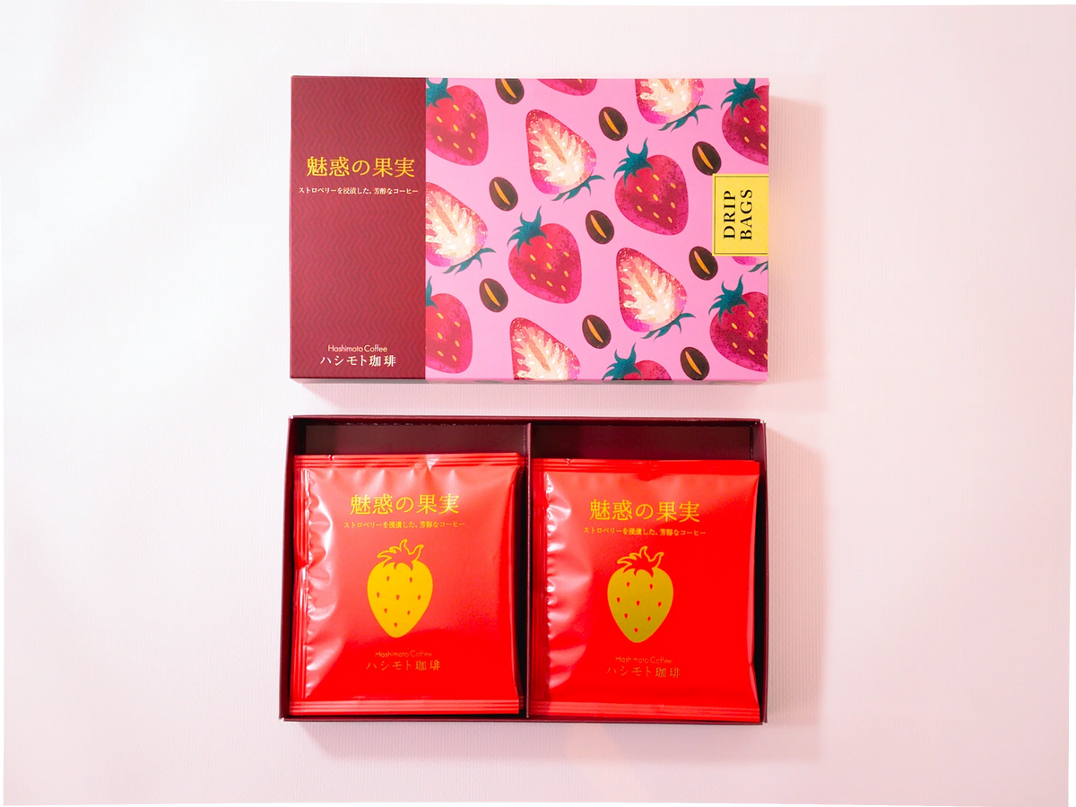 【再入荷】魅惑の果実 ストロベリー コーヒー ドリップバッグ6袋入