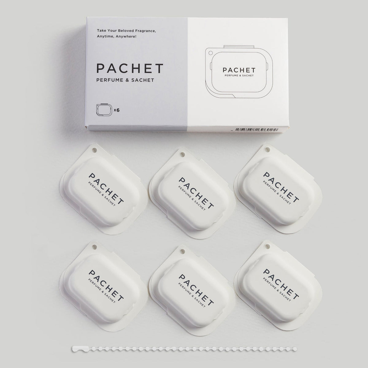 PACHET #WHITE - 6pcs